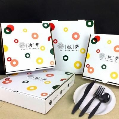 Printed Big Factory Pizza Box Full Color Printing Paper Box