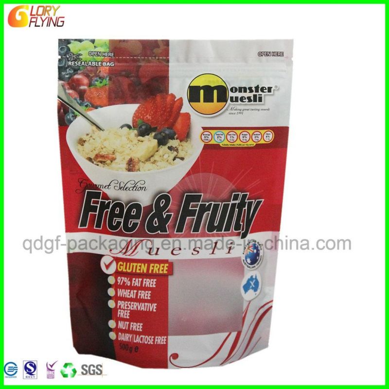 Food Packaging Bag Flexible Plastic Food Bag with Zipper From China Factory