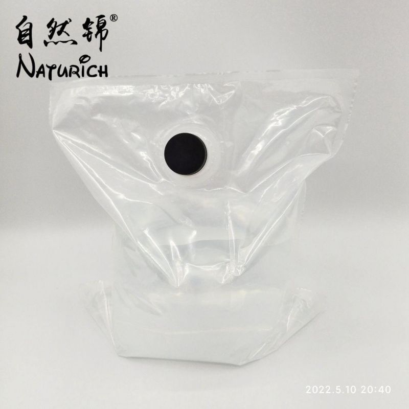 Custom Printed Food Grade Nozzle Liquid Vertical Packaging Bag