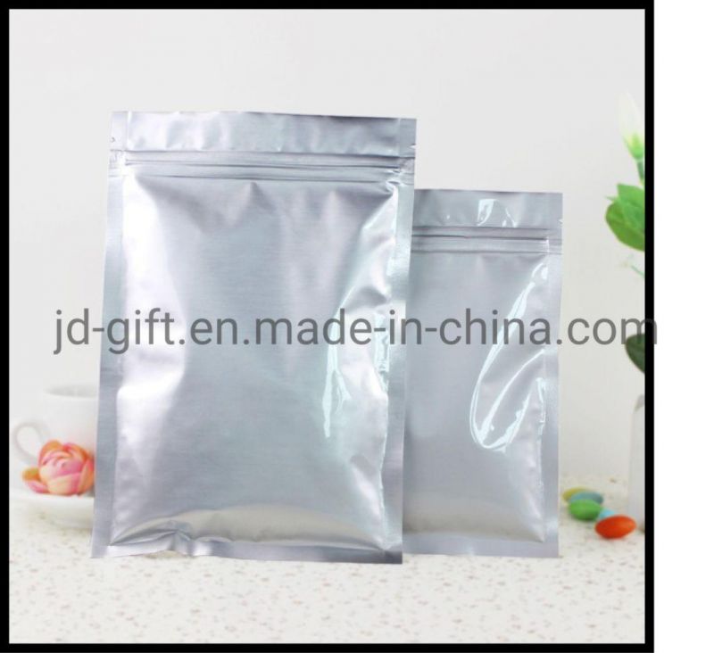 Wholesale Clear Flat Zipper Pouches for Food Packaging Support Customized Printing for Tea Grains Nuts