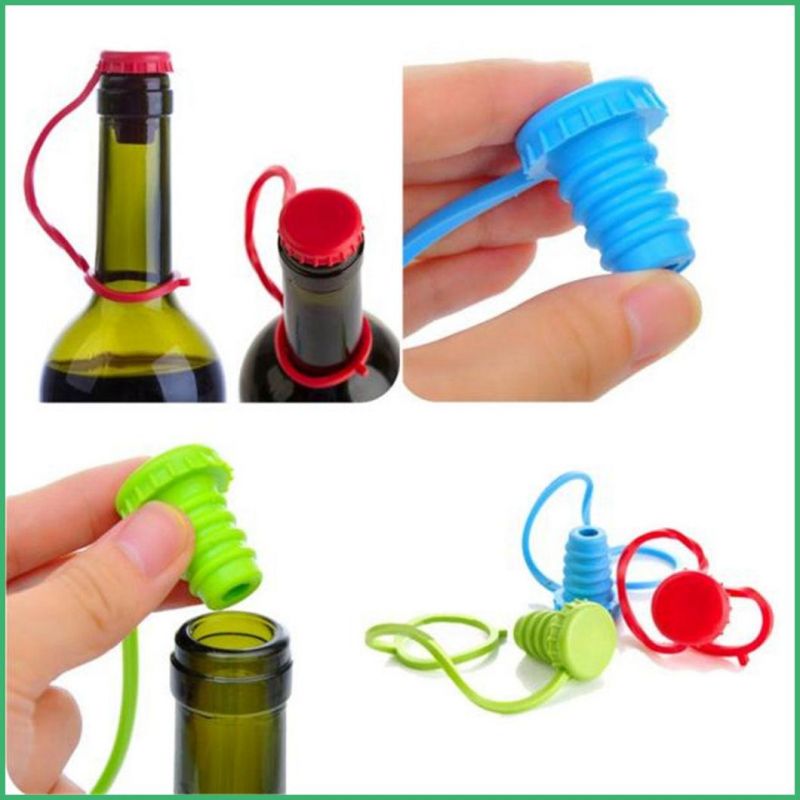 Hot-Selling High Quality Silicone Wine Bottle Stopper for Gift Drinking Wine Bottle Cap