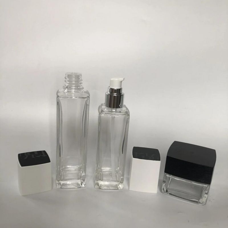 Matt Cosmetic 30ml Flat Shoulder Frosted Colorful Glass Dropper Bottle for Essential Oil