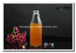 600ml 20oz Clear Glass Empty Fruit Juice Bottle