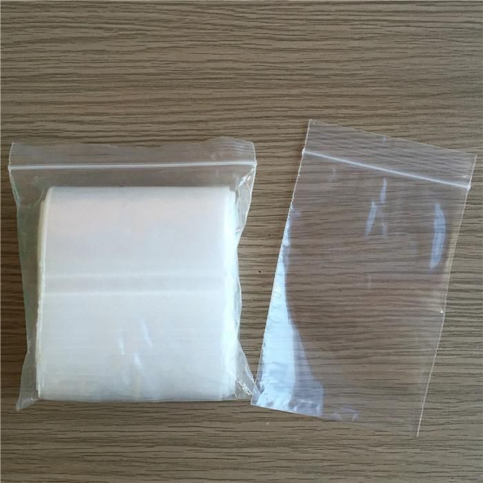 Reusable LDPE Plastic Mini Ziplock Bags Food Storage Package Transparent Zipper Bag