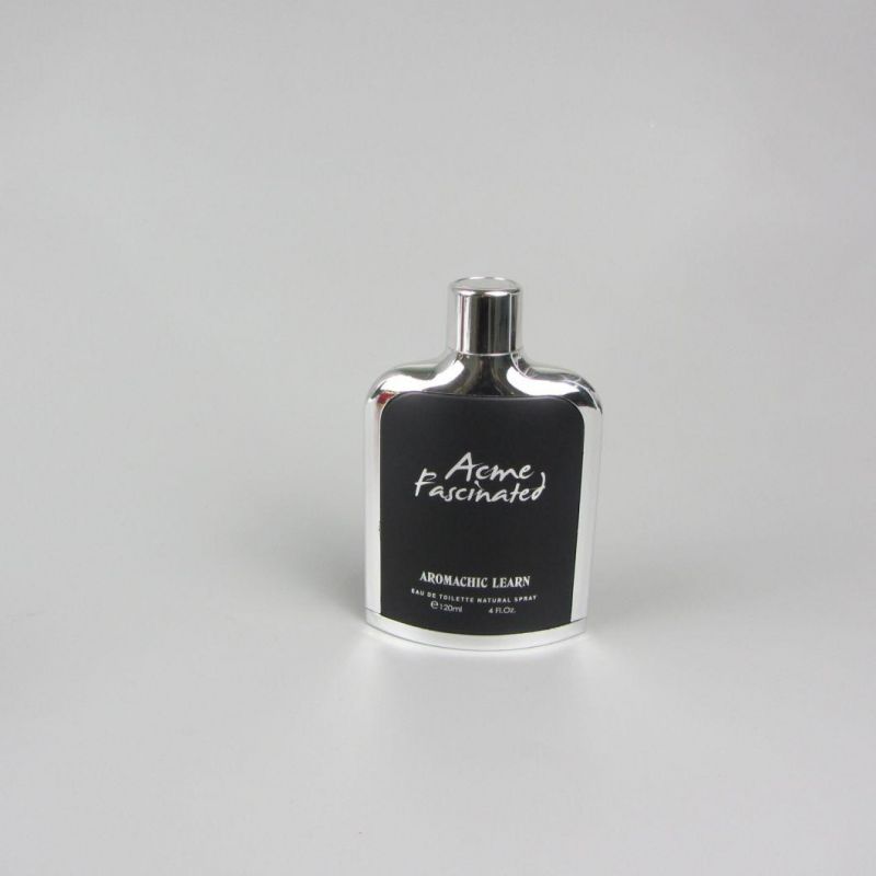 Black Customised Wholesale Sprayer Glass Perfume Bottles with Cap