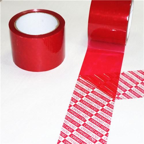 Pet Void Packaging Sticker Toatl Transfer Tamper Evident Proof Security Tape