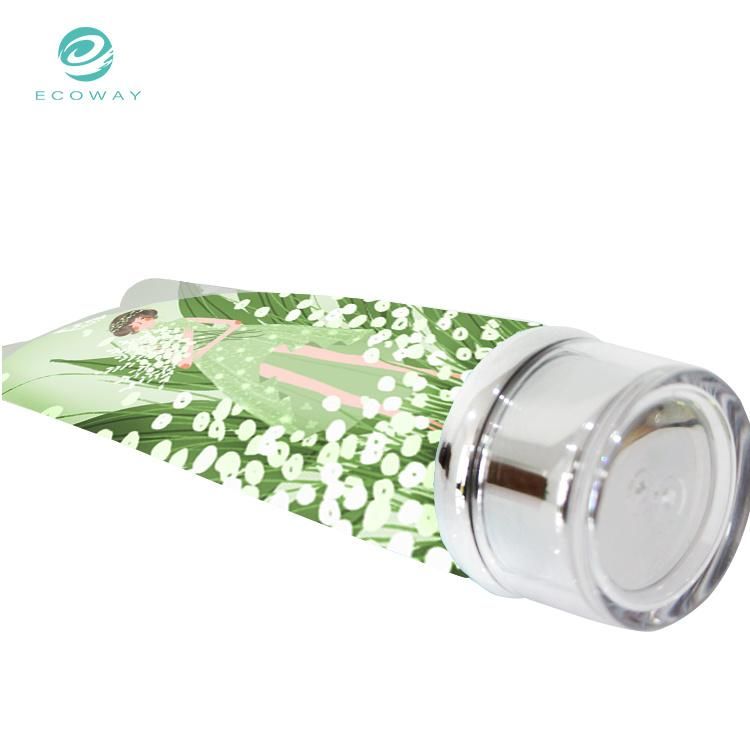 Biodegradable 50ml Cosmetic Empty Plastic Aluminum Soft Cream Lotion Tube