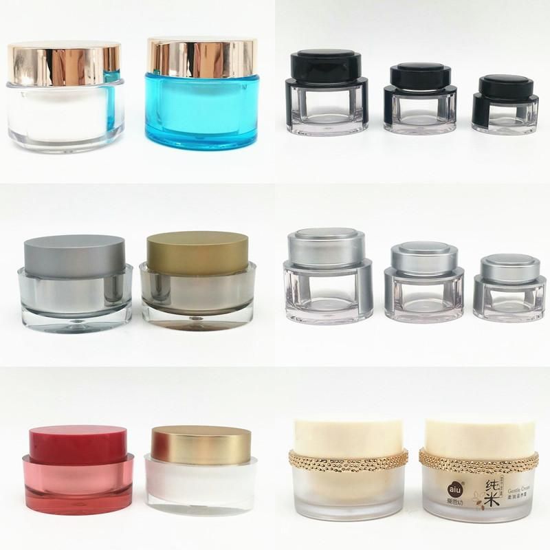 Wholesale White Empty Plastic Cosmetic Packaging Cream Jar