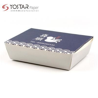 Disposable Custom Printed Kraft Lunch Fast Food Paper Box with Window