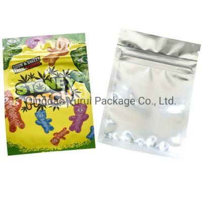 Plastic Mylar Smell Proof Zip Lock Tobacco Bag