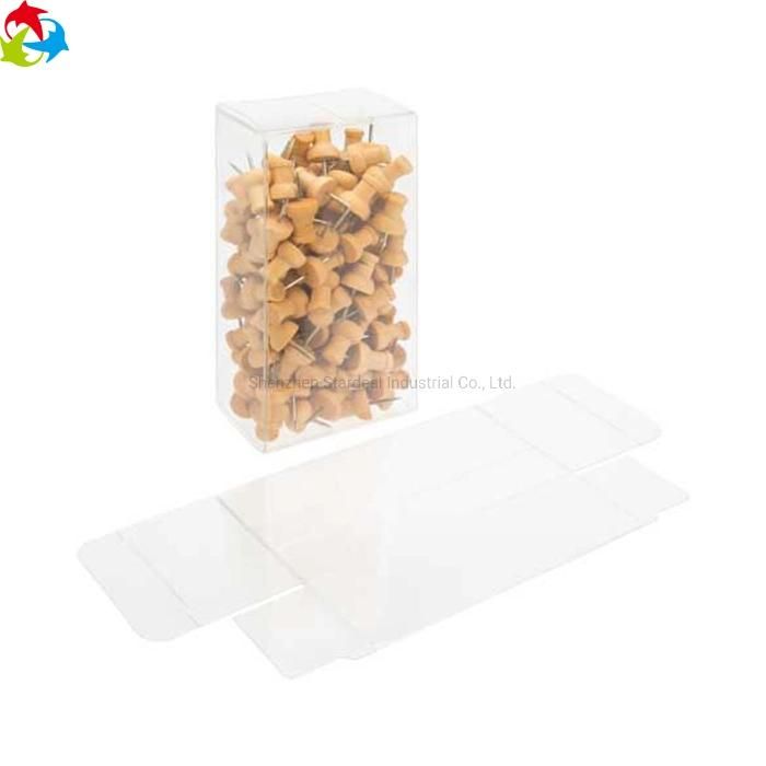 Clear Plastic Cosmetic Packaging Boxes Plastic Folding Boxes