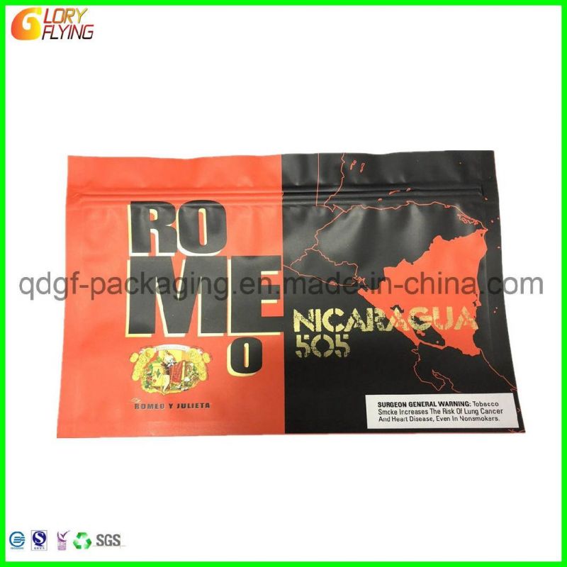 Plastic Tobacco Cigar Zip Lock Bag/Food Packaging Bag