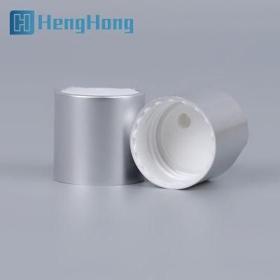 Silver Aluminum Plastic Lid Botttle Cap