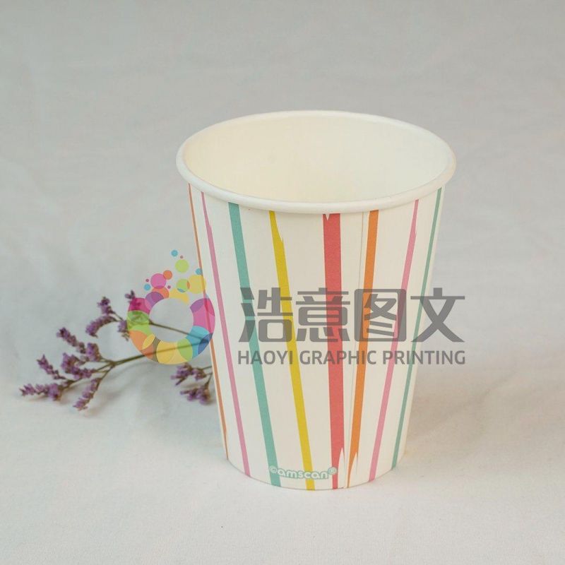 China Wholesale Disposable Color Single Layer Coffee Paper Cup Packaging