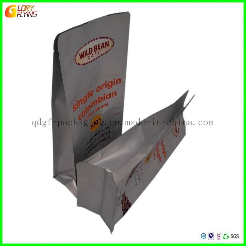 Packaging Supplier Printed Zipper Self - Sealing Laminated Stand up Bags Kraft Paper Plastic Packaging Coffee Tea Bags