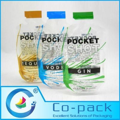 Printed Shape Plastic Liquid Food Packaging Bags