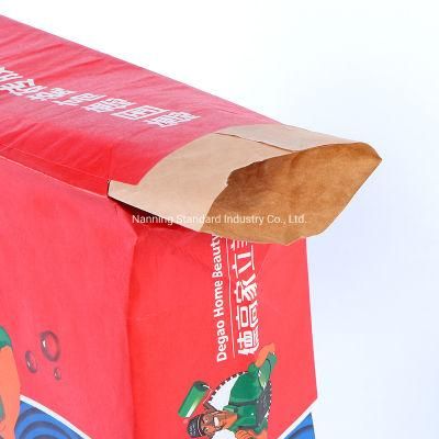 25kg 50kg Easy Filling Plaster Cement Dry Mortar Chemical Kraft Paper Valve Bag