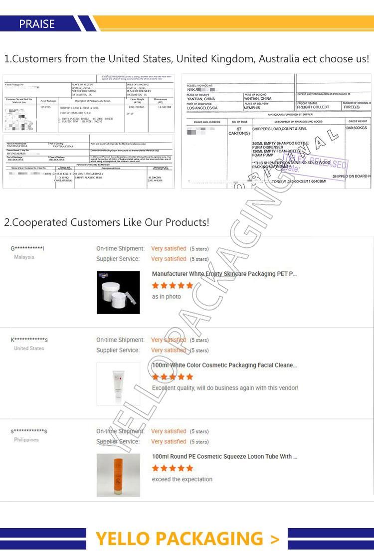 Cosmetic Packaging Empty Abl Ointment Squeeze Cosmetic Cream Tubes Container with Acrylic Cap 30g 1oz