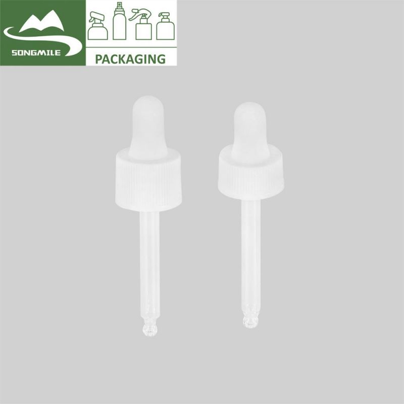 18mm Dropper Assembly with Rubber Bulb and Glass Pipette