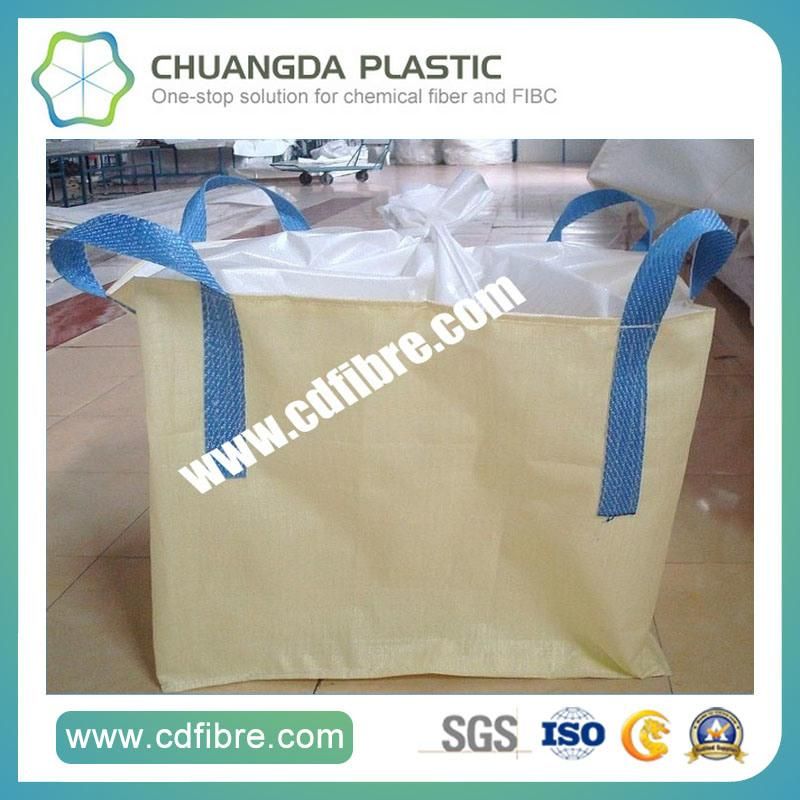 Cross Corner FIBC Jumbo Bags Flat Bottom and Duffle