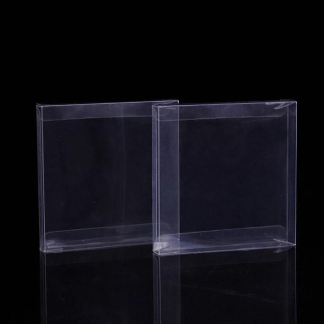 Rectangle Plastic Box Rigid Paper Box Transparent Pet Box