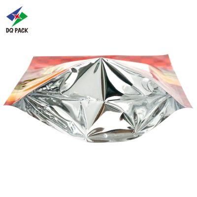 Dq Pack Custom Printed Mylar Bag Soft Packaging Food Bag Reusable Ziplock Bag Stand up Zipper Pouch with Handle for Pork Jerky Packaging