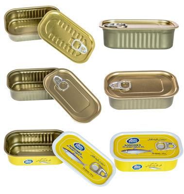 311# Quarter Club Tin Can for 125g Sardine Fish