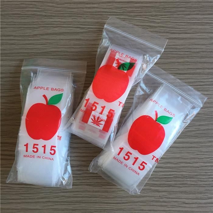 Reusable LDPE Plastic Mini Ziplock Bags Food Storage Package Transparent Zipper Bag