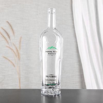 750ml Clear Recycling Empty Glass Bottle with Guala Cap