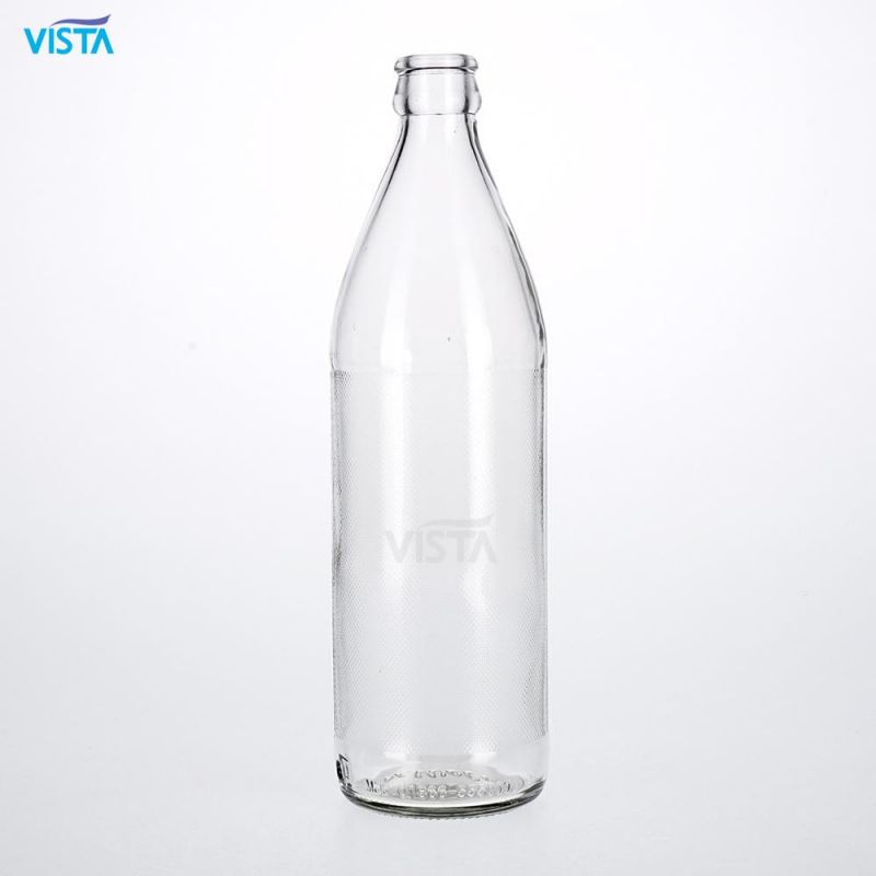 500ml Normal Flint Beer Glass Bottle with Crown Cap