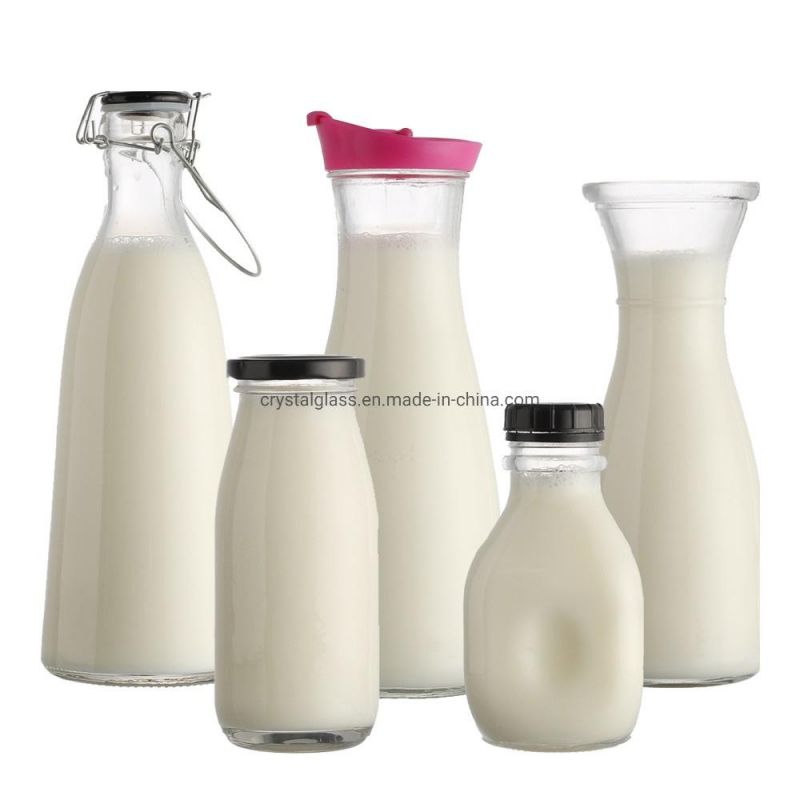 500ml Fresh Milk Bottle Glass with Tinplate Closuer