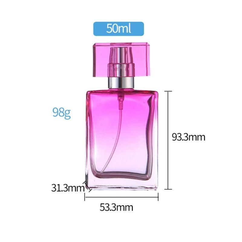 Manufacturer Custom Refillable Perfume Bottles Wholesale 30ml 50 Ml Perfume Glass Bottle with Cap Fragrance Bottle