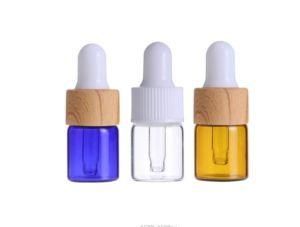 3ml 5ml Mini Small Empty Ml Amber Glass Vial Essential Oil Bottle with Screw Cap