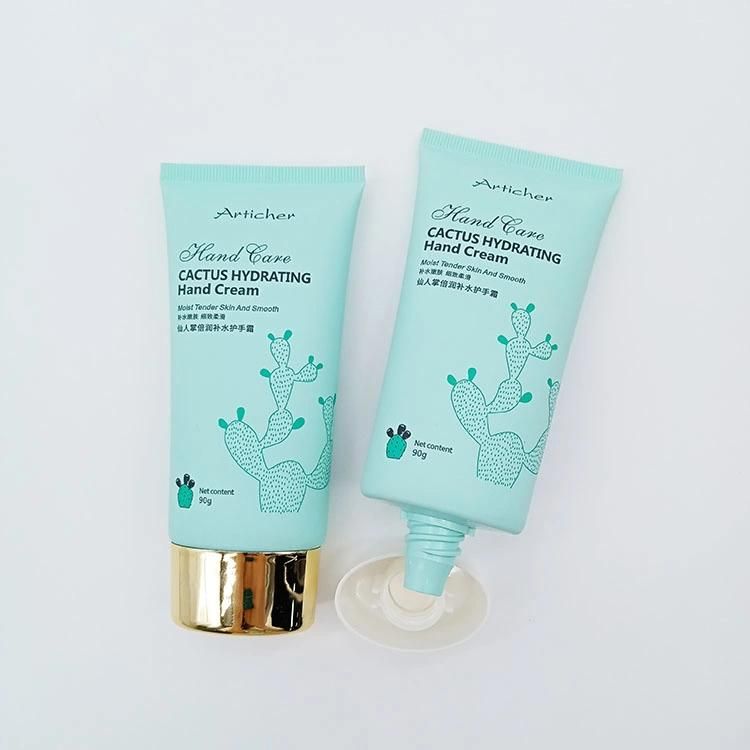 Plastic Cosmetic Tube for Hand Cream Packaging with Screw Cover