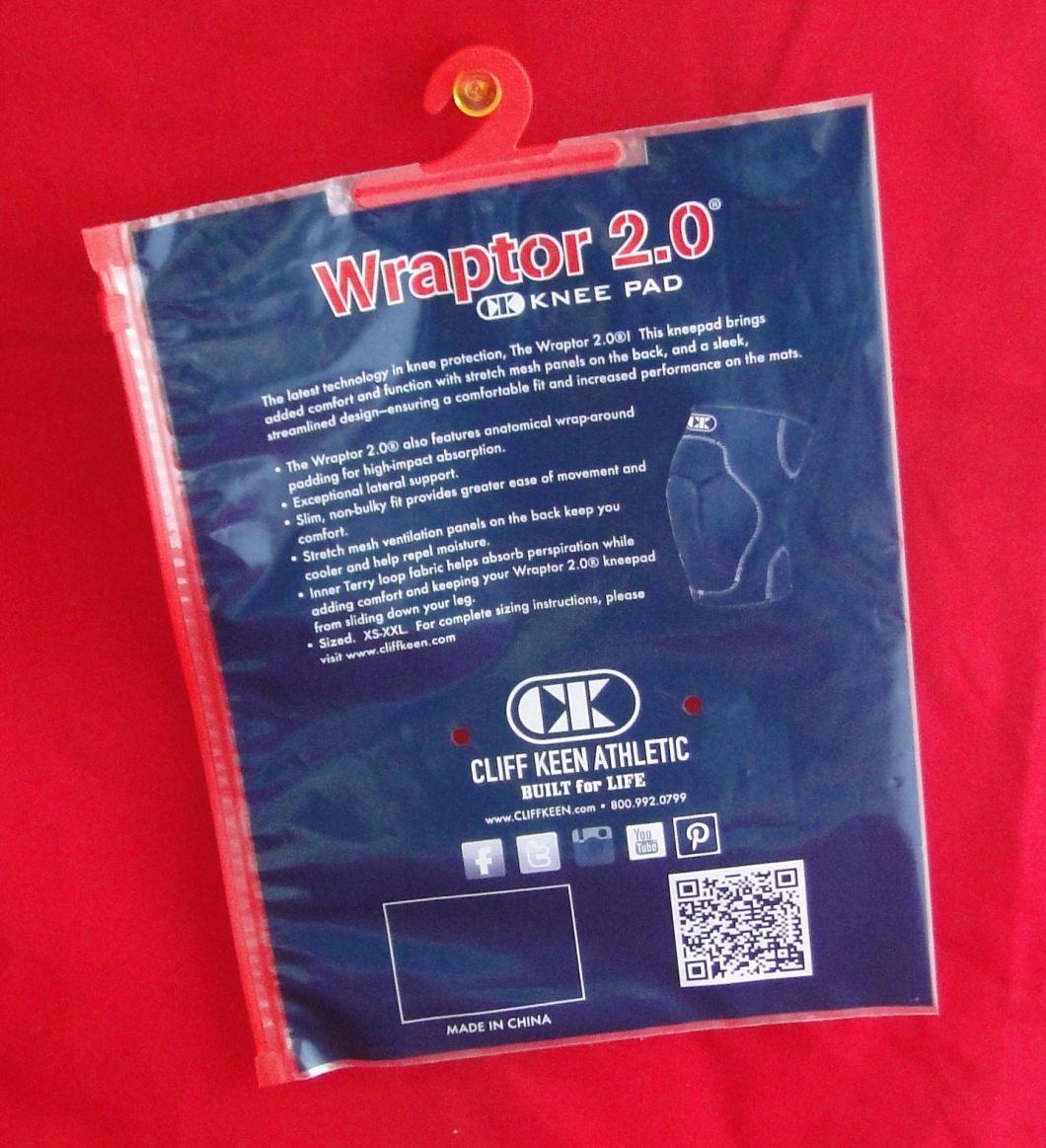 Custom Matte Print PE Zip Lock Poly Frosted  Plastic  Packaging  Bag  for Garment