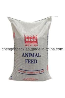 High Quality 100% New Resin Material White PP Polypropylene Woven Plastic Bag Used for Packing 50kg Flour Rice Sugar