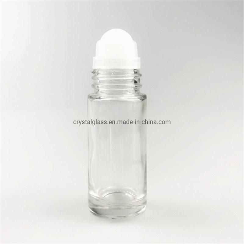 Roll on Perfume Bottle 1oz 30ml with Black Plastic Caps