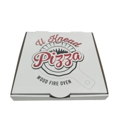 Professional Factory Custom White Pizza Box Tuck Top Box for Packaging