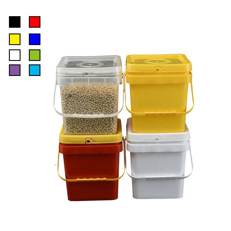 Multi-Function Square Shaped Popular Design Plastic Buckets