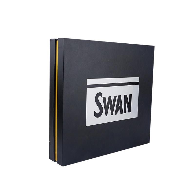 Custom High End Hardcard Board Paper Black Gift Packaging Box