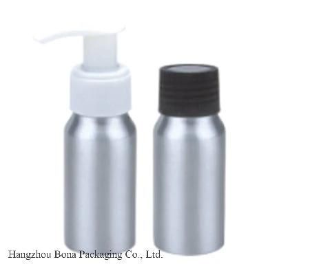 High Quality 50ml Silver Aluminum Shampoo Bottle, Aluminum Pump Bottle for Cosmetic Packaging