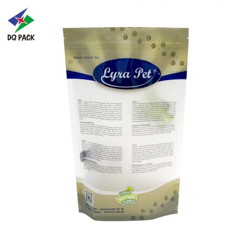 Customized Printing Pet Food Packaging Plastic Bag Zipper Bag