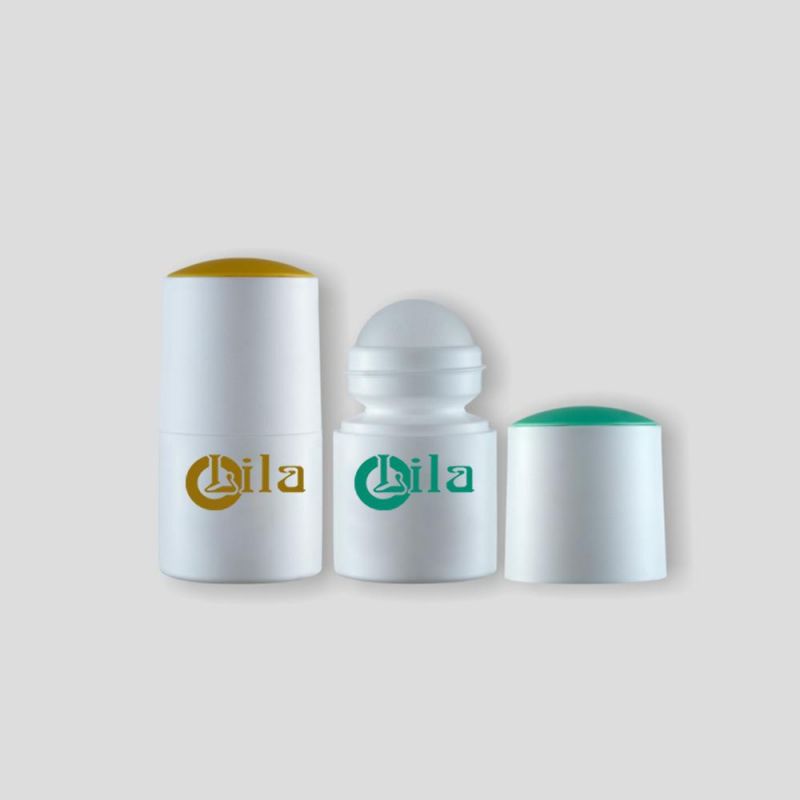 Round Empty New Wholesale Cosmetics PP Packaging Bottles Essential Oil Roller Bottles with Metal Ball with Roll on Ball