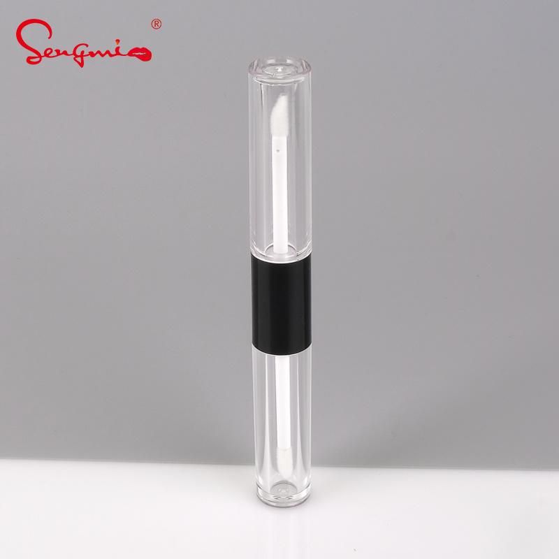 Popular Unique Empty Transparent Cosmetic Packaging Lip Gloss Tube for Makeup Packaging