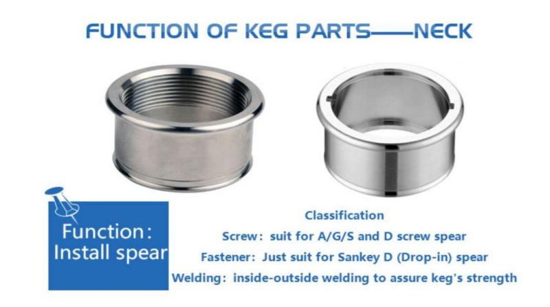 Us Standard 1/2bbl 50L Stainless Steel Beer Kegs