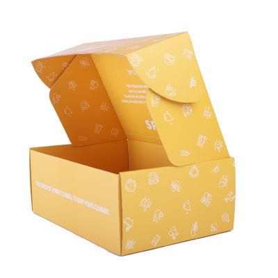 Bright Yellow Paper Box for Shop Use