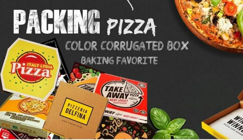 Custom Printed Good Quality Personalized Biodegradable Pizza Box