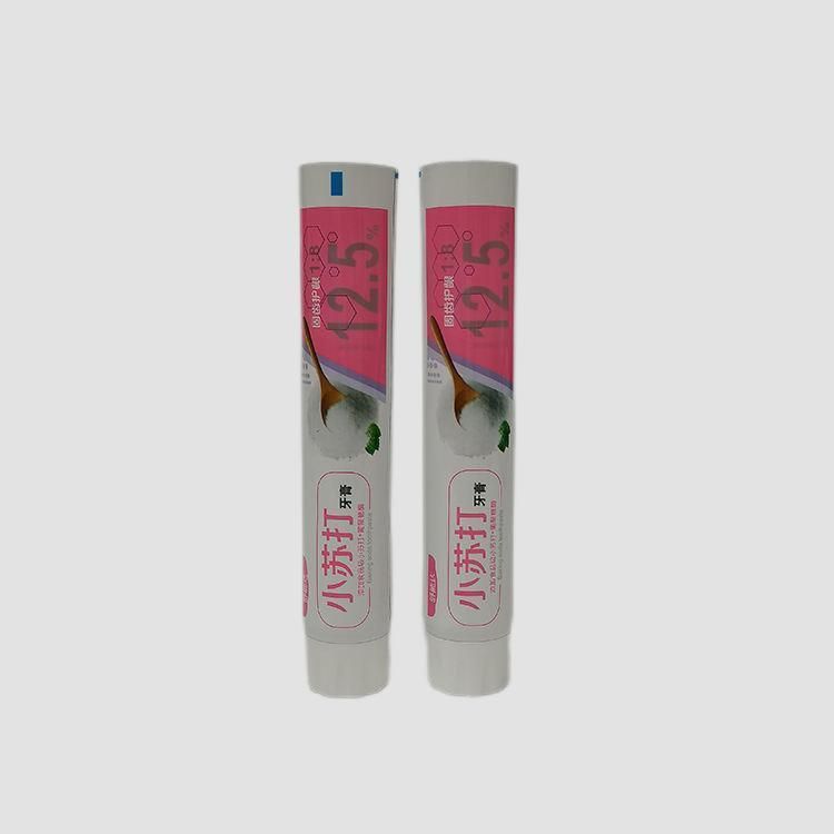 Toothpaste Tube Tooth Paste Tube 80ml 80g Cosmetics Screw Cap Abl Laminate Tube Packaging Plastic White Round 10000PCS OEM ODM