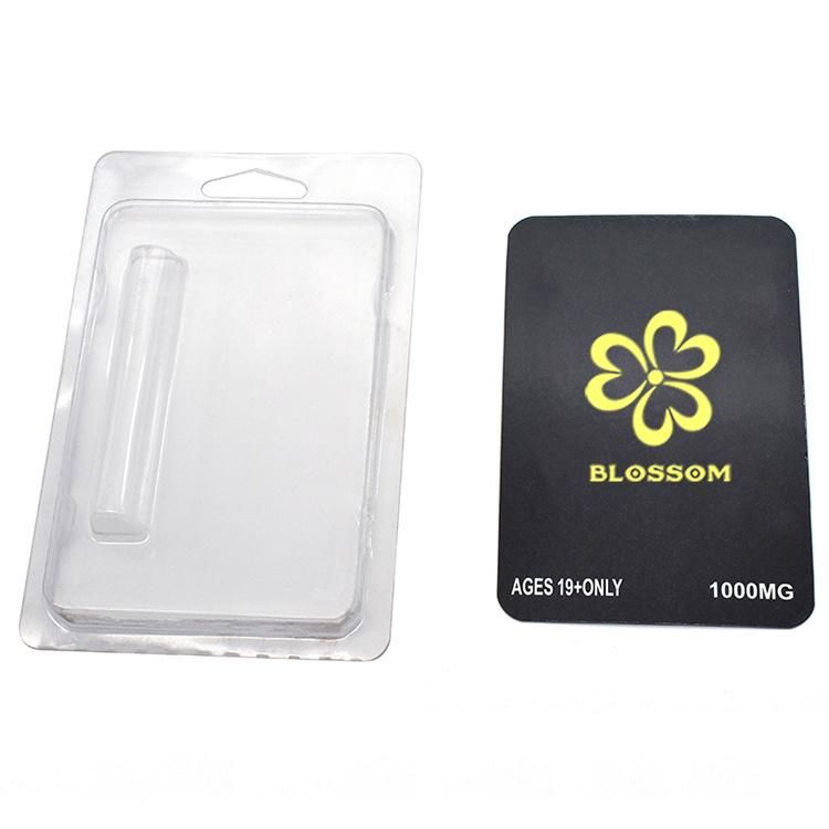 Custom Clear Plastic Clamshell Packaging Box Blister Packaging for 510 Cartridge