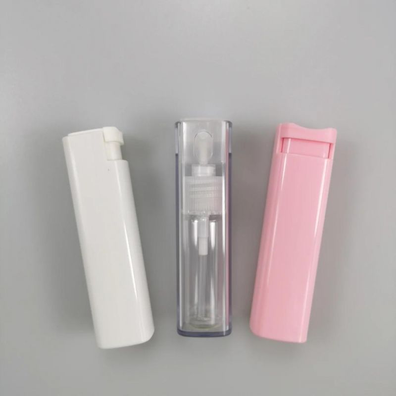 10ml Empty Fragrance Bottle Manufacture Square Glass Perfume Atomizer